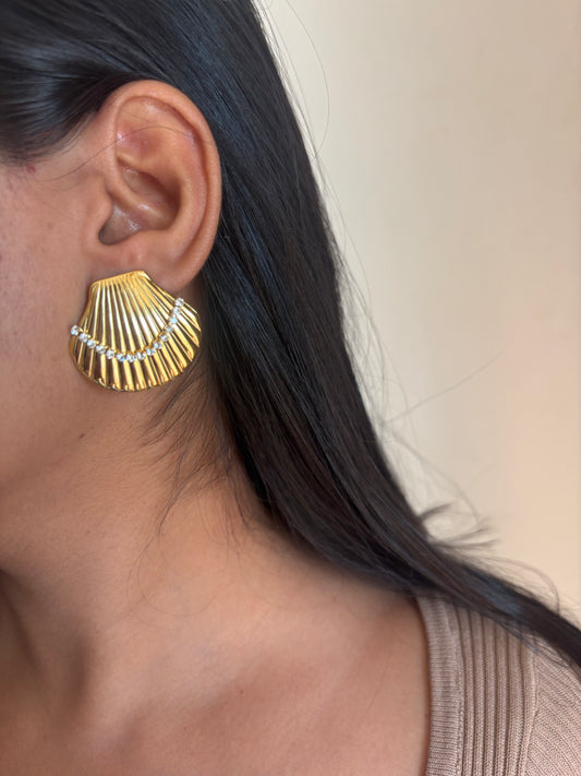 Bling Shell Earring