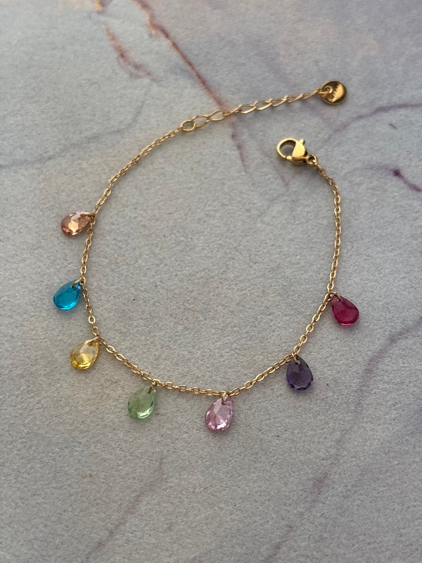 Hues multi-color charm Bracelet