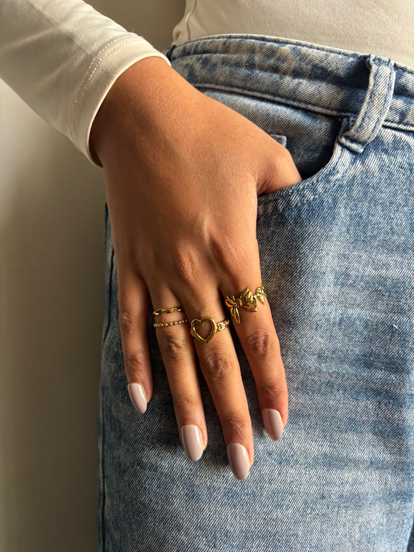 Ring Stack 6- Adjustable- Stainless steel