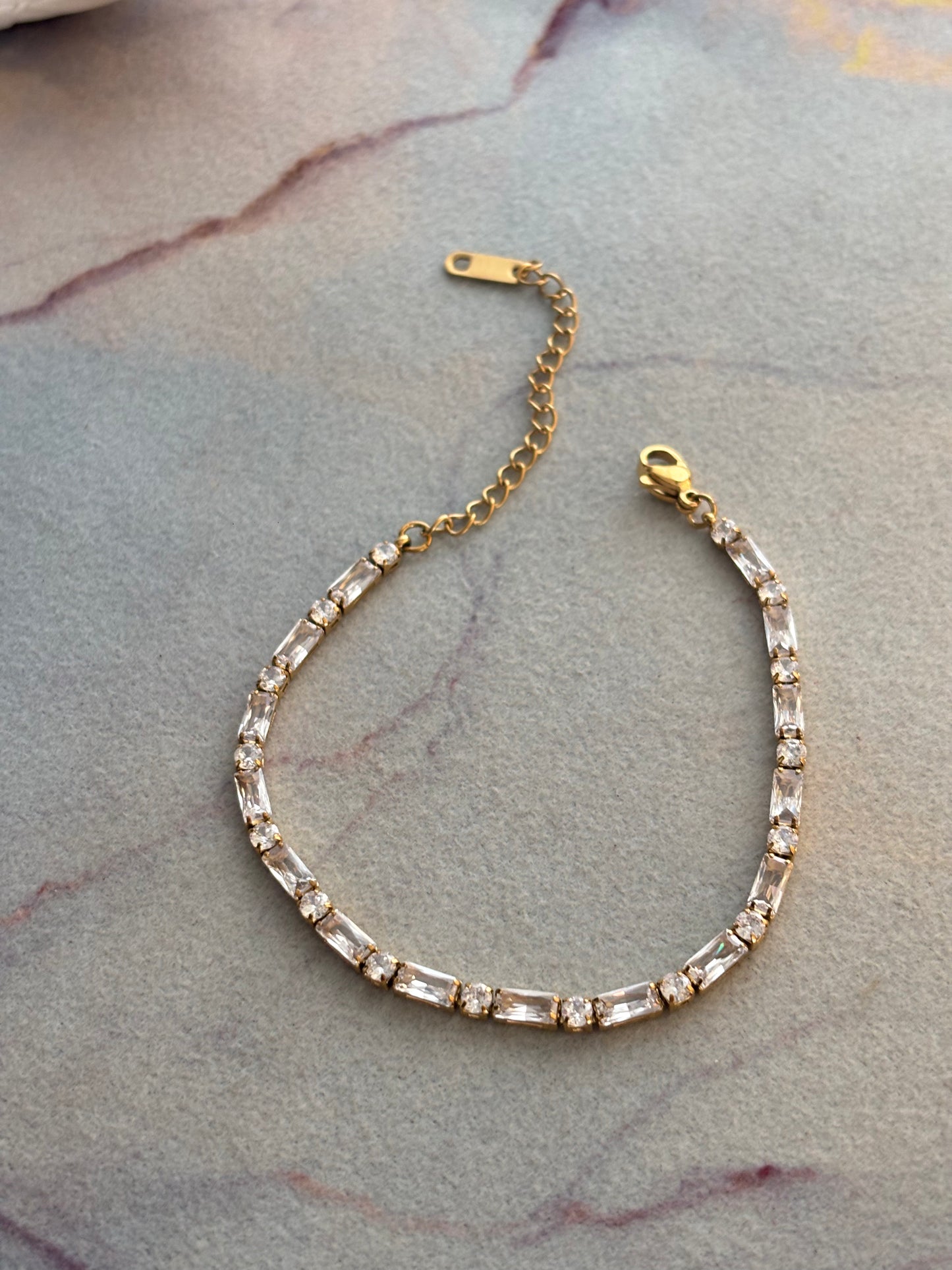 Dazzling Glam Tennis Bracelet