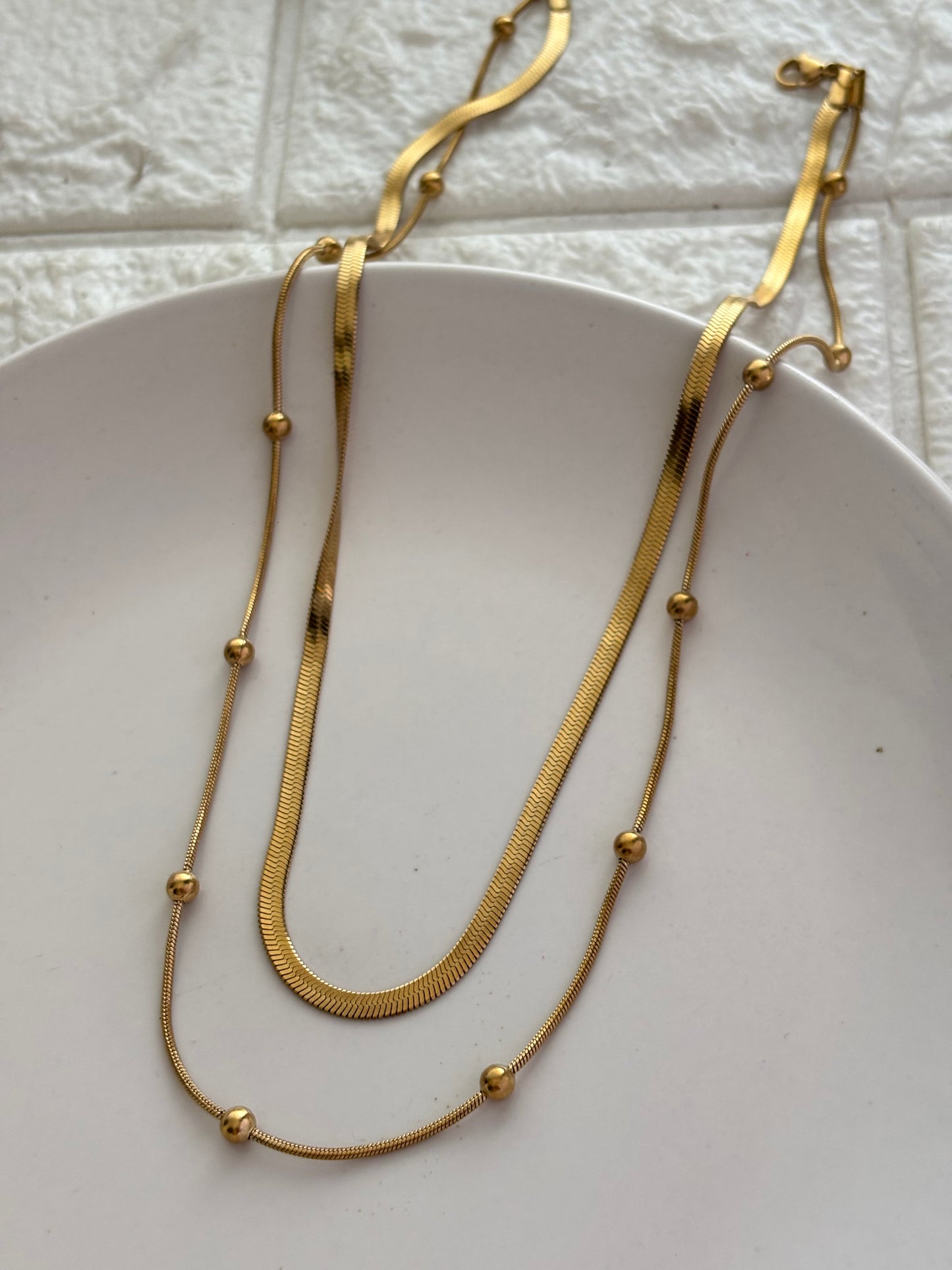 Sophie-Snake Layered Necklace