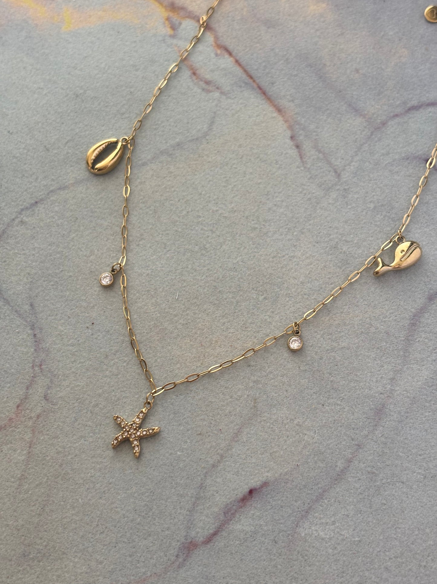 Dainty Sea Charms Necklace 2.0