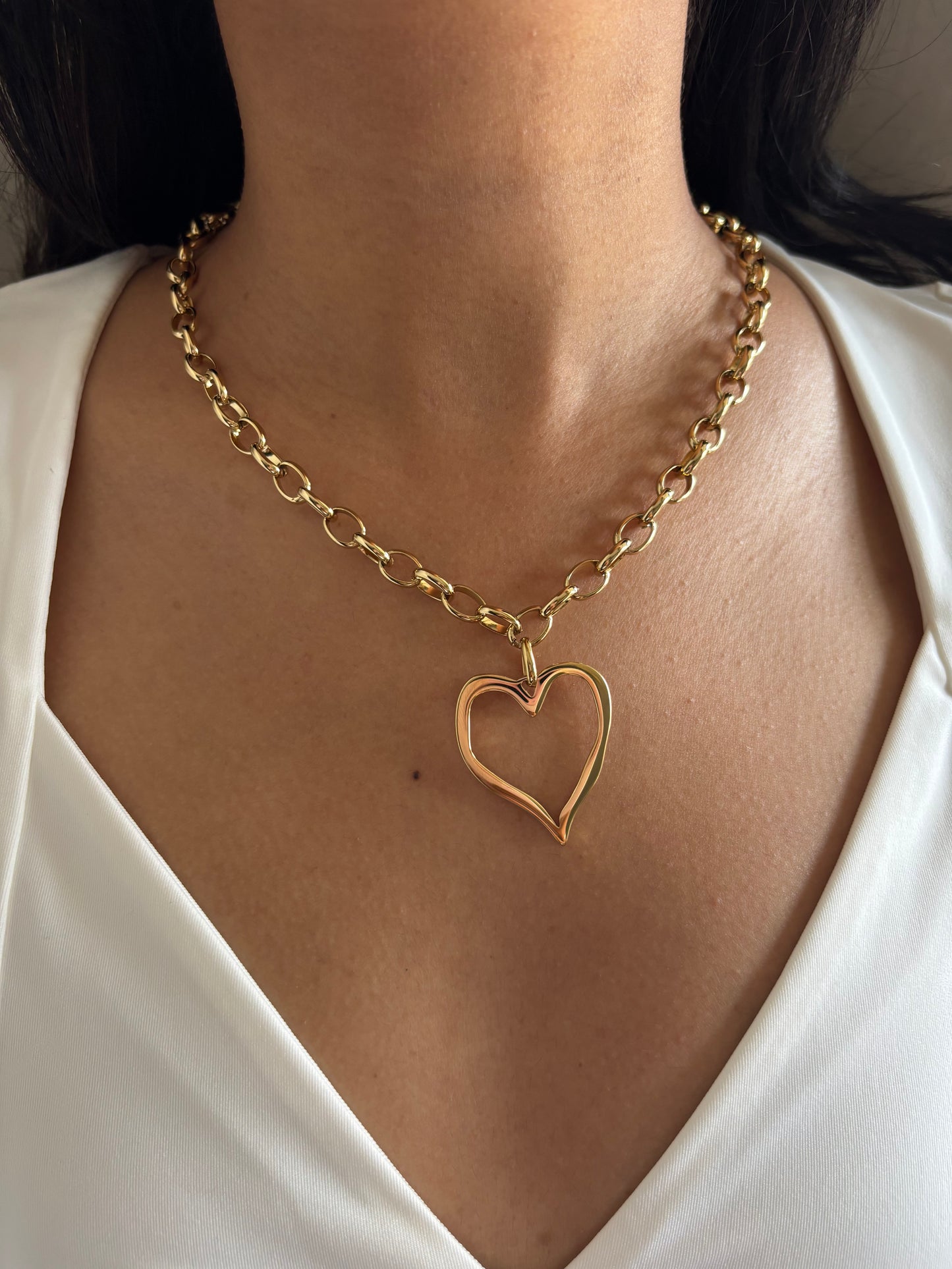 Bold Heart Necklace