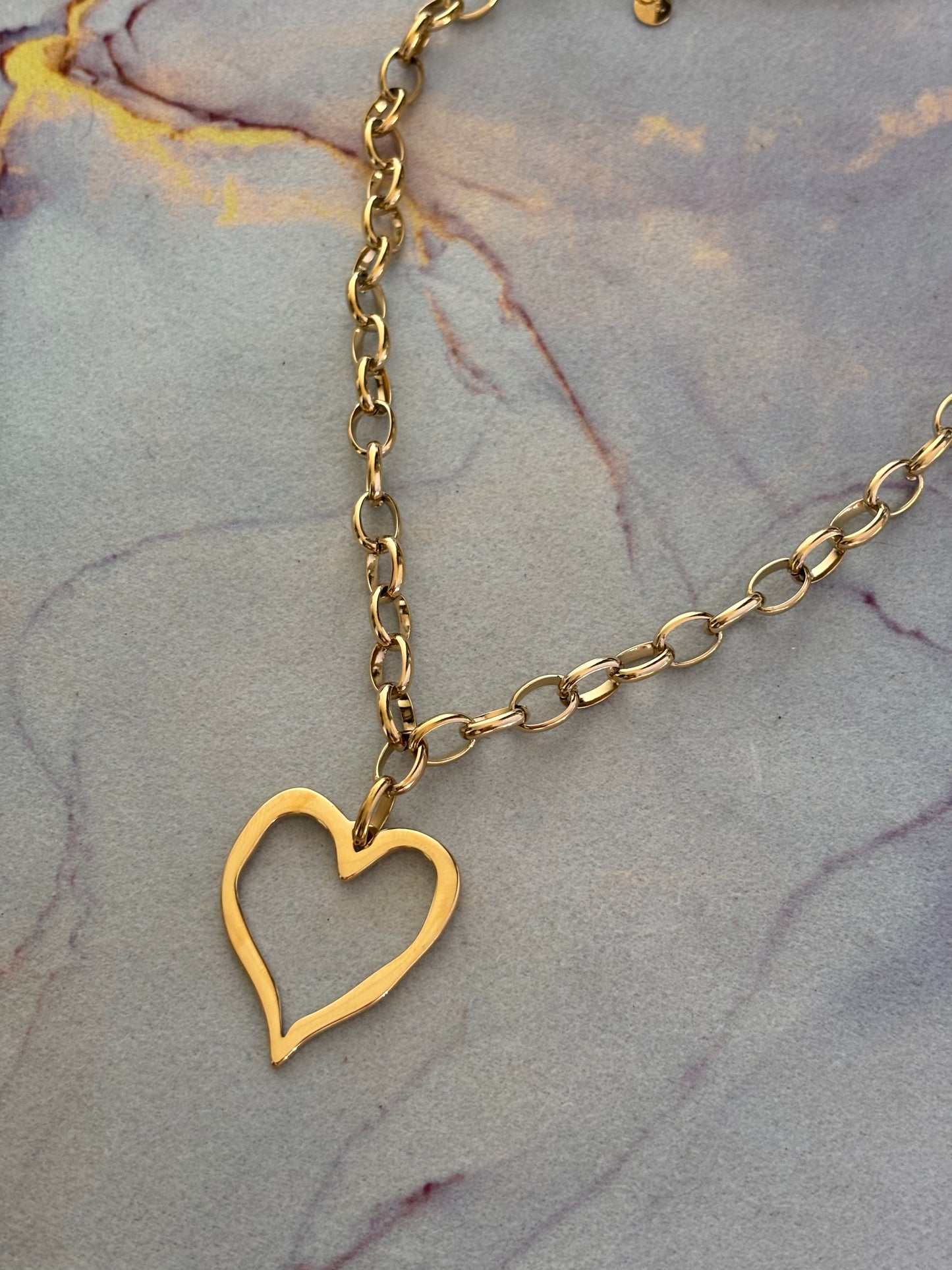 Bold Heart Necklace