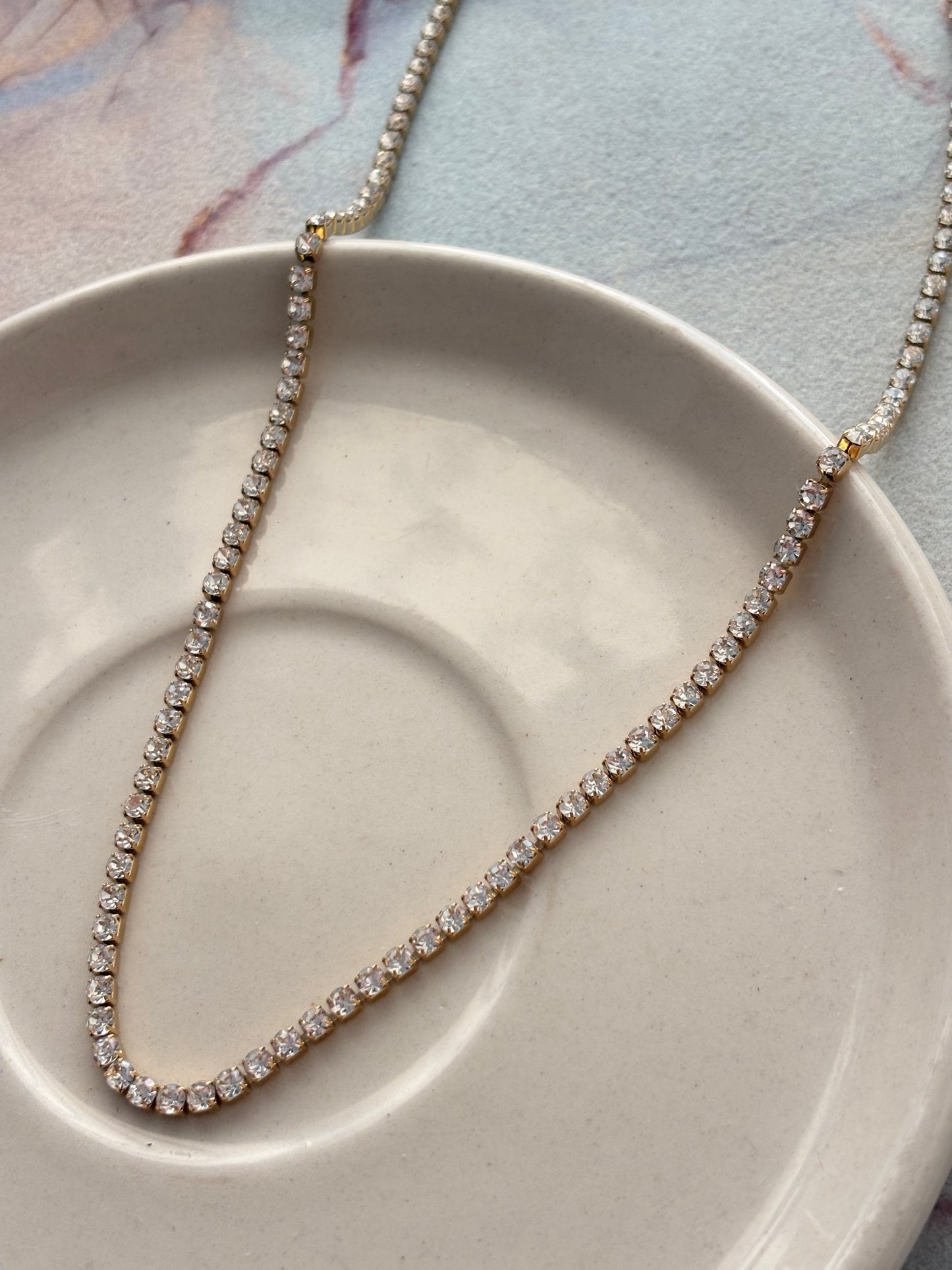 Solitaire Tennis Necklace