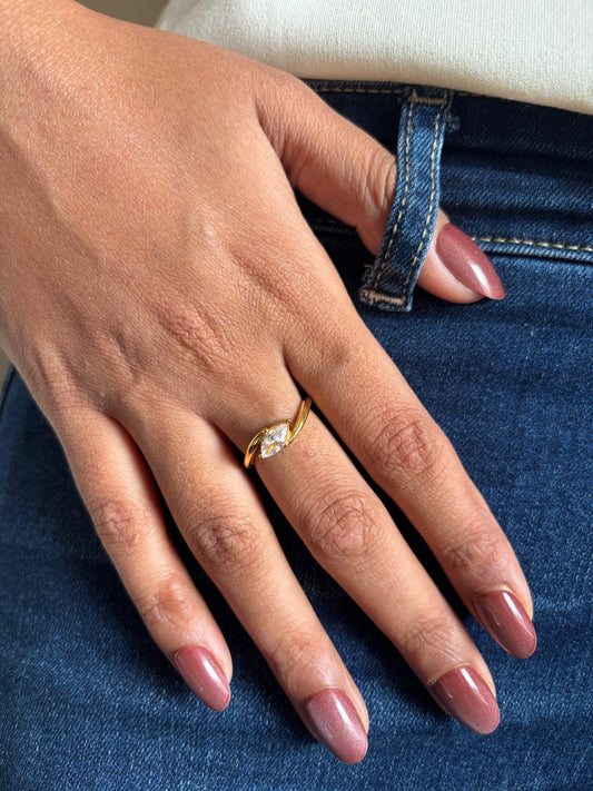 Marquise Embrace Ring