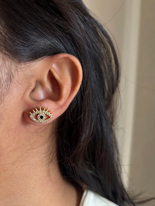 Evil Eye studs