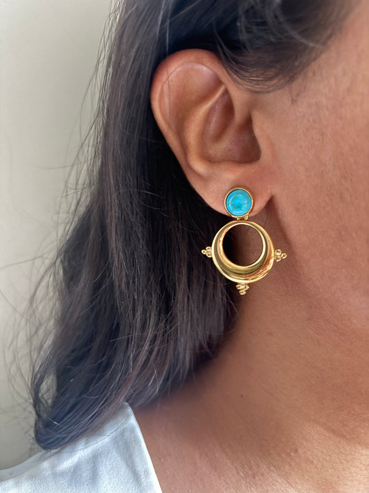 Lazurite Earring