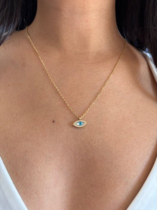 Dainty Evil Eye Necklace