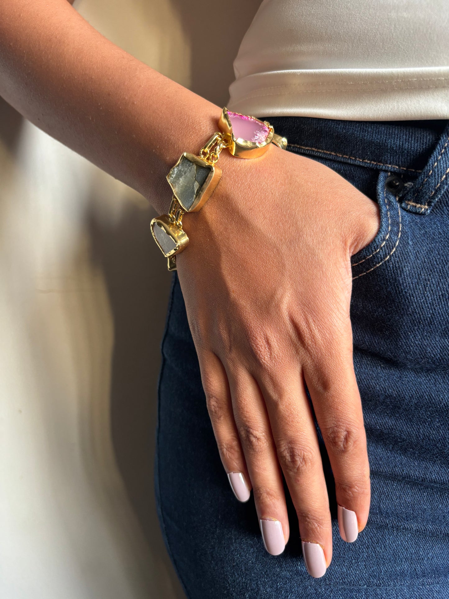 Gabrielle Natural Stone Bracelet- Barss