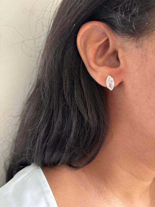 Marquise Solitaire Studs