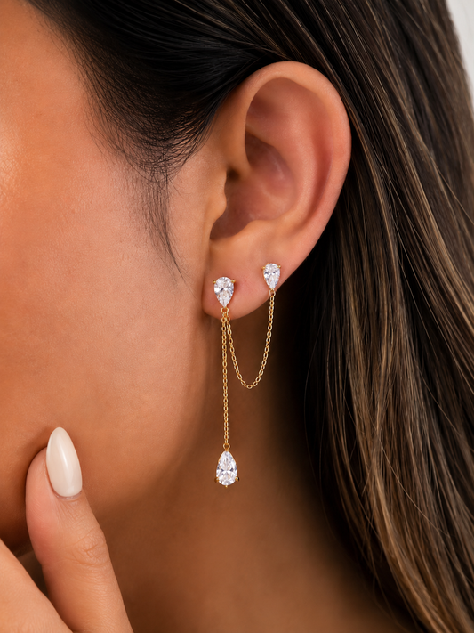 Double Piercing Earring (Single Pc)