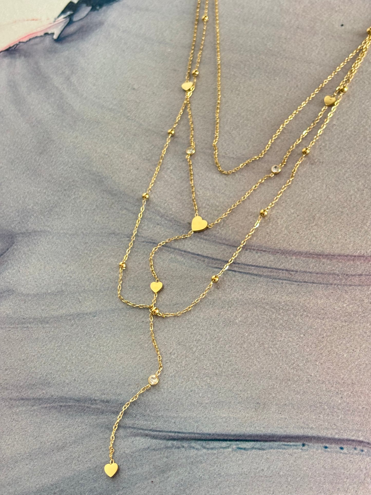 Shinning Cupid Layered Necklace