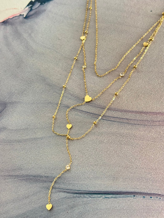 Shinning Cupid Layered Necklace