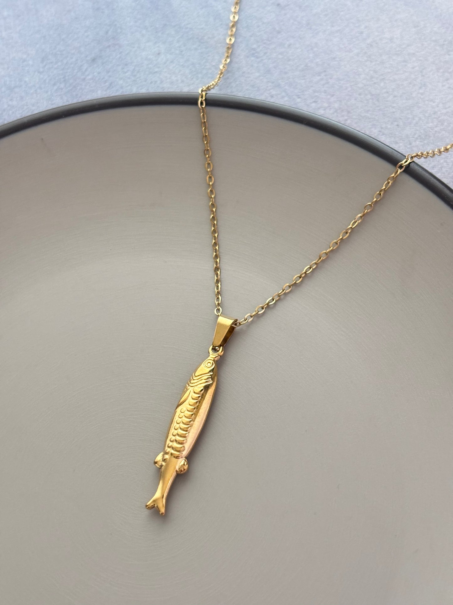 Mackerel Fish Necklace