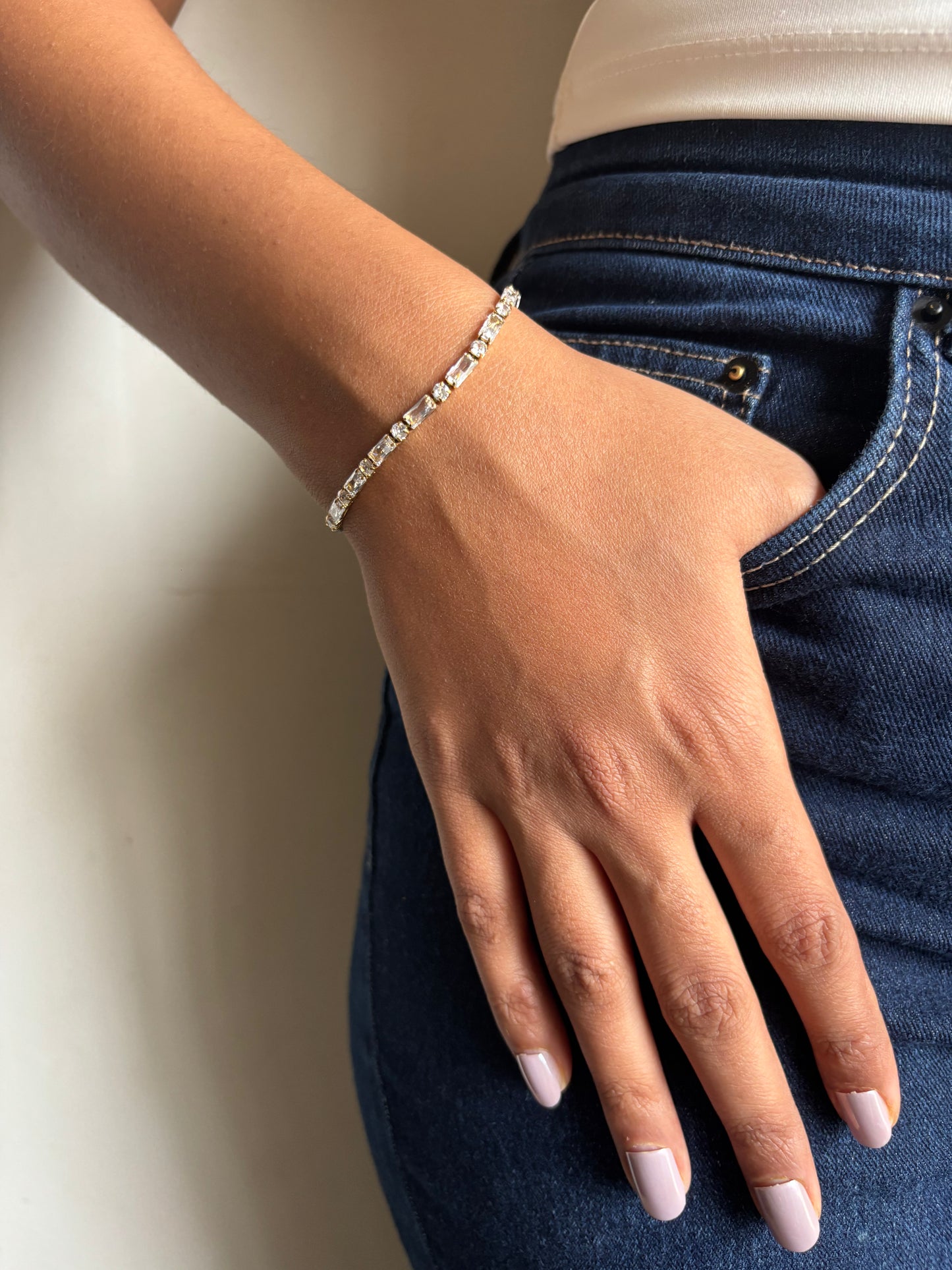 Emily Tennis Bracelet