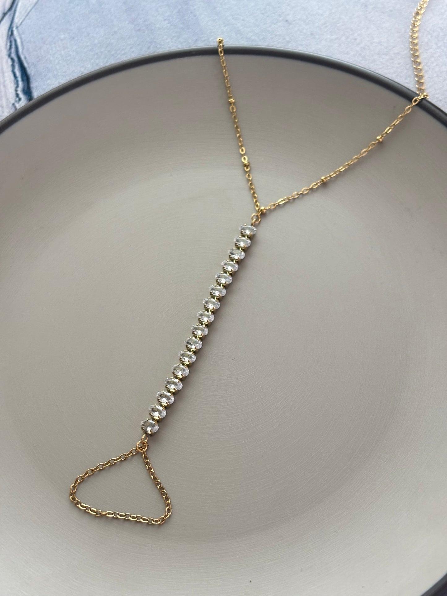 Oval Tennis Hand Chain