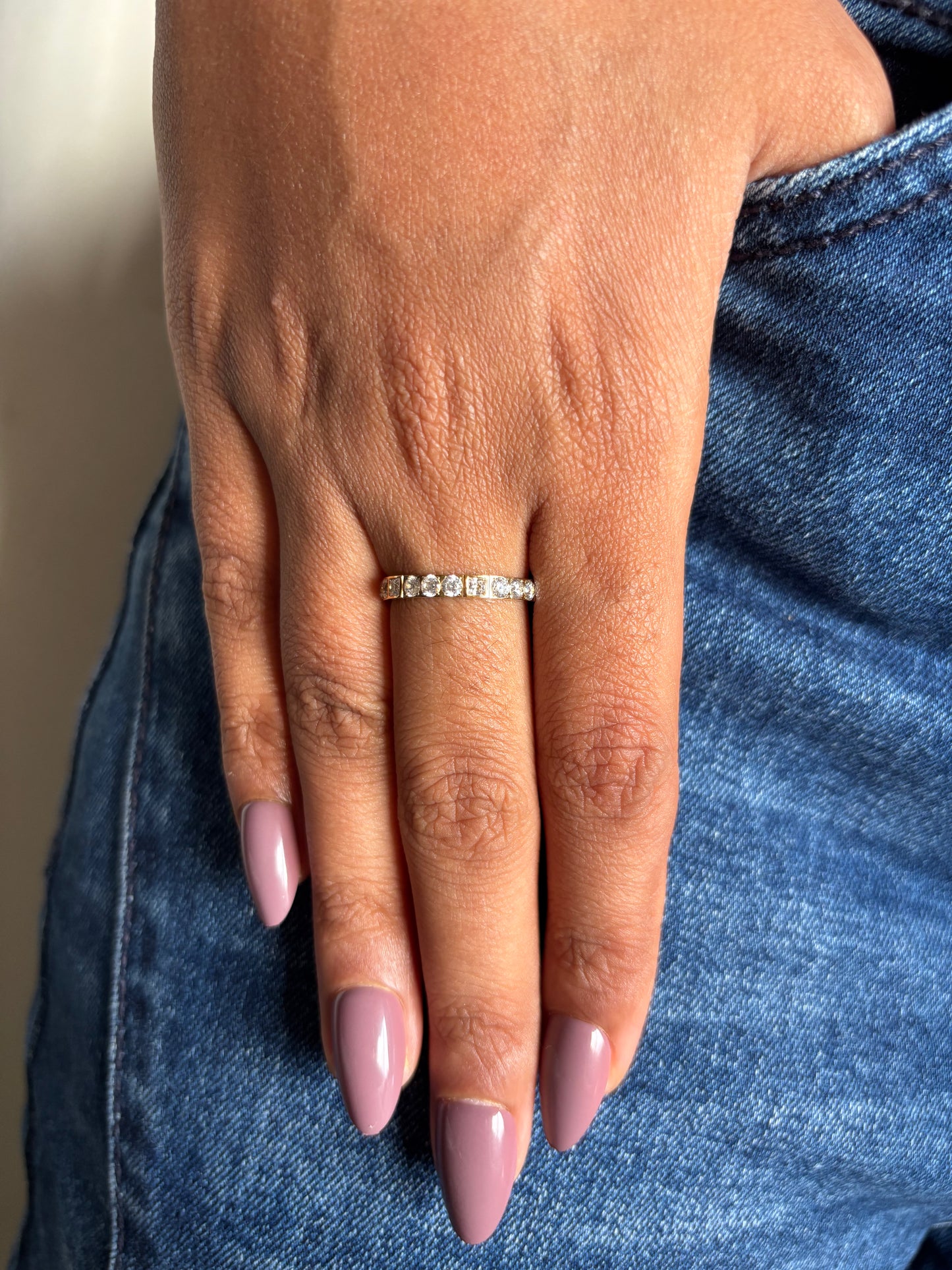 Althea Studded Band Ring