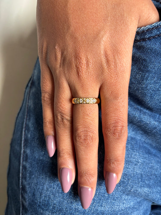 Kate Studded Band Ring