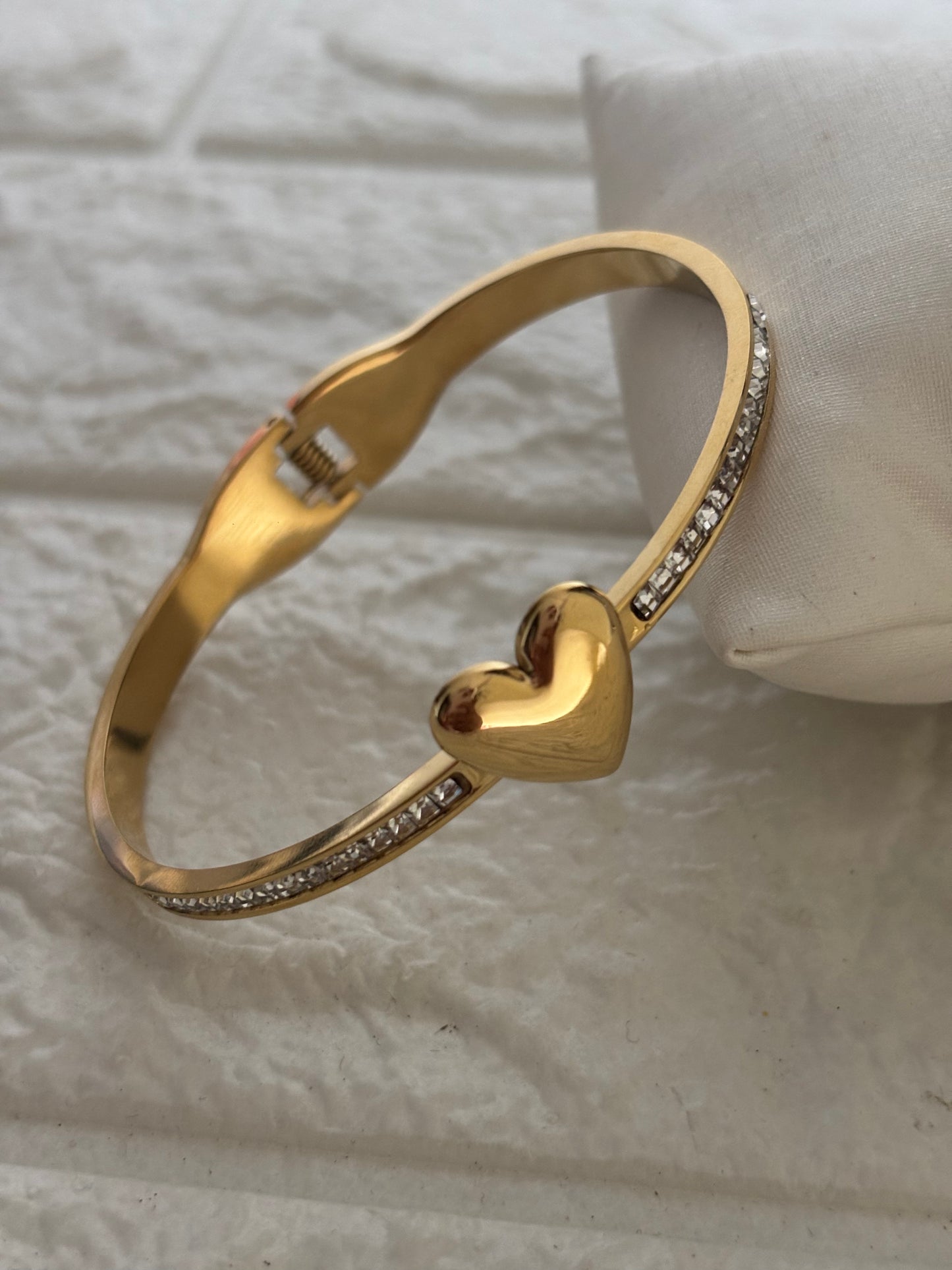 Amara Heart Studded Bracelet