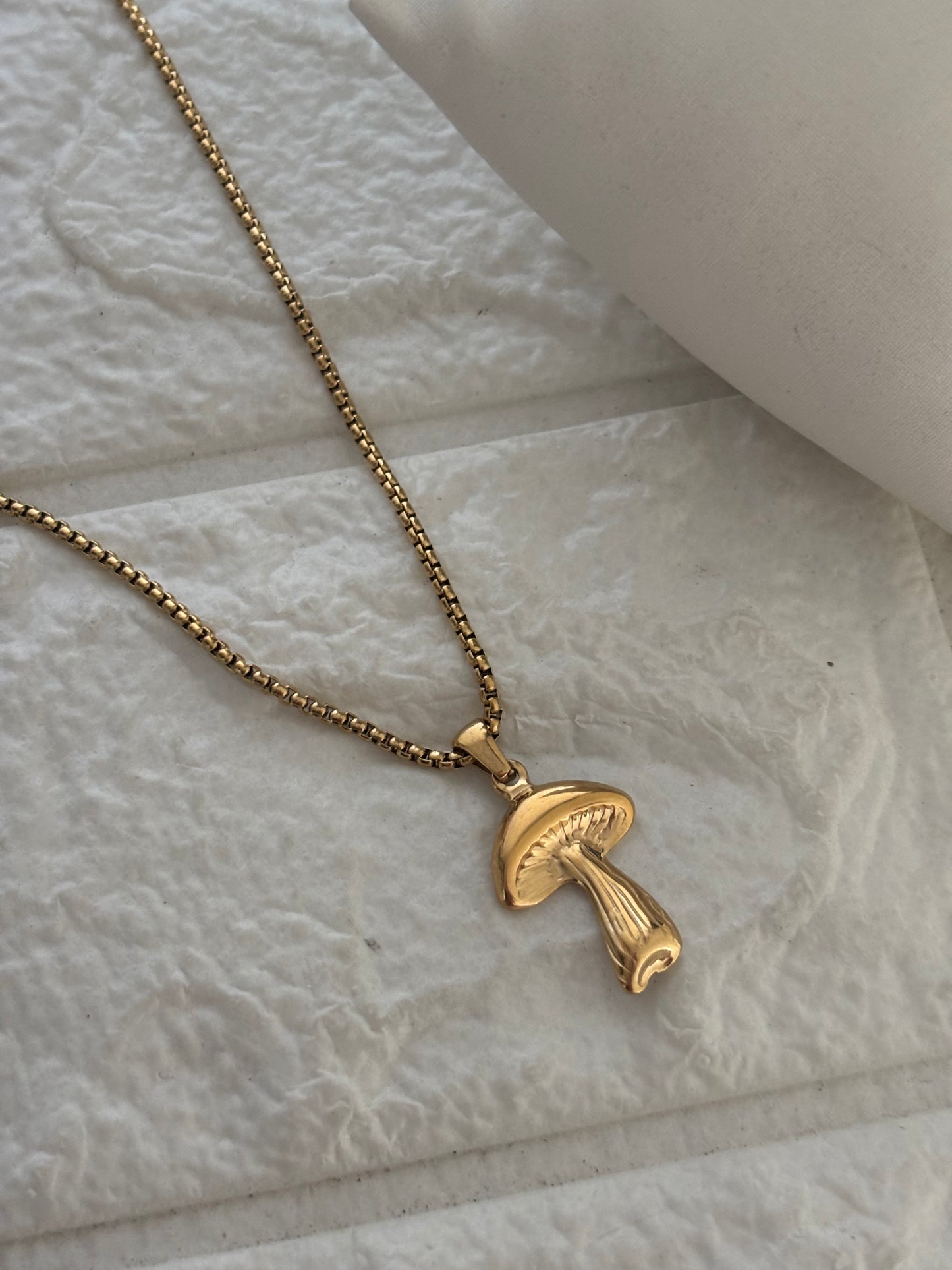Mushroom Charm Necklace