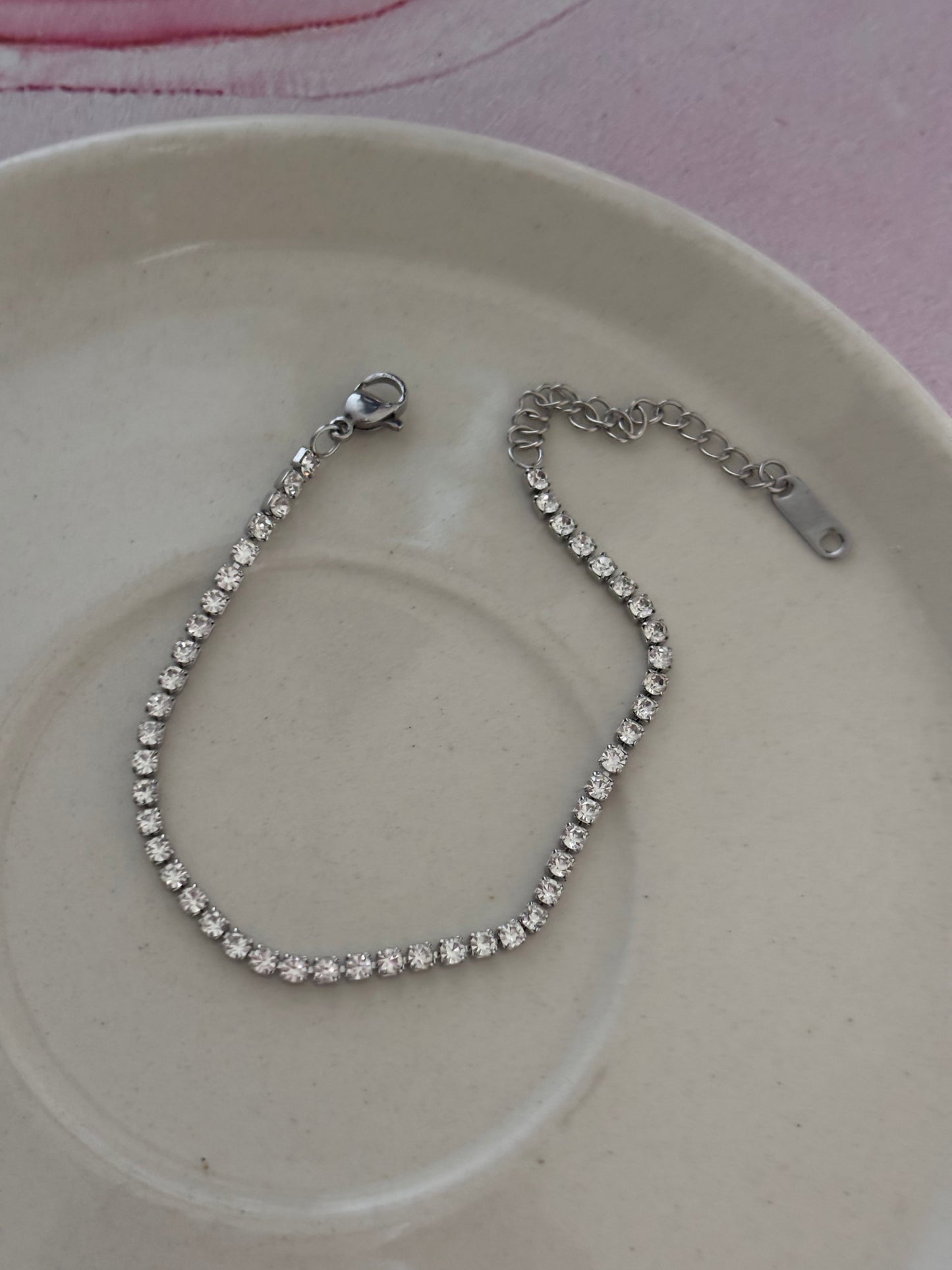 Silver Tennis Bracelet