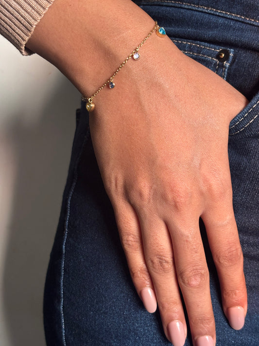 Multi-Heart Charm Bracelet