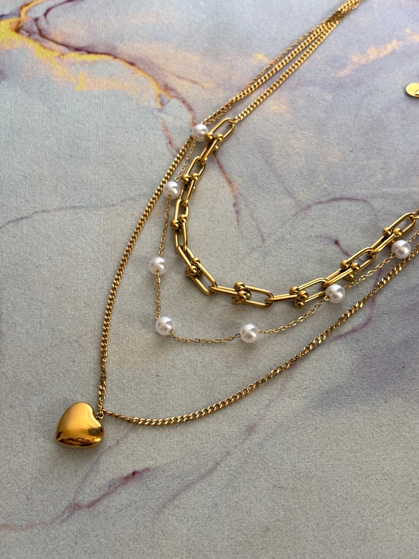 Lumi Pearl Layered Necklace