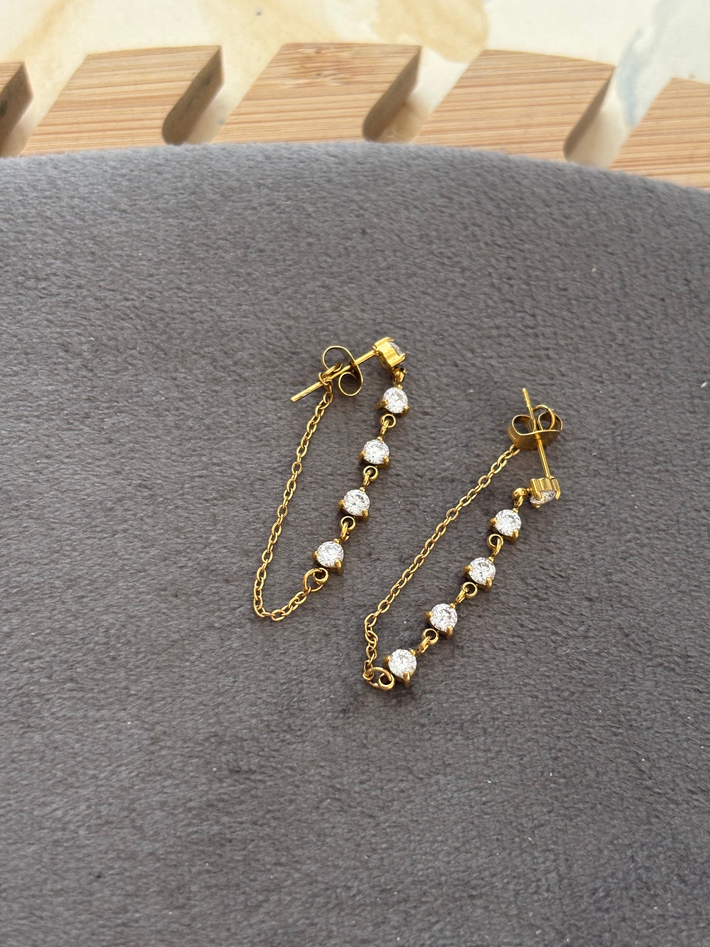 Studded Ear Chain