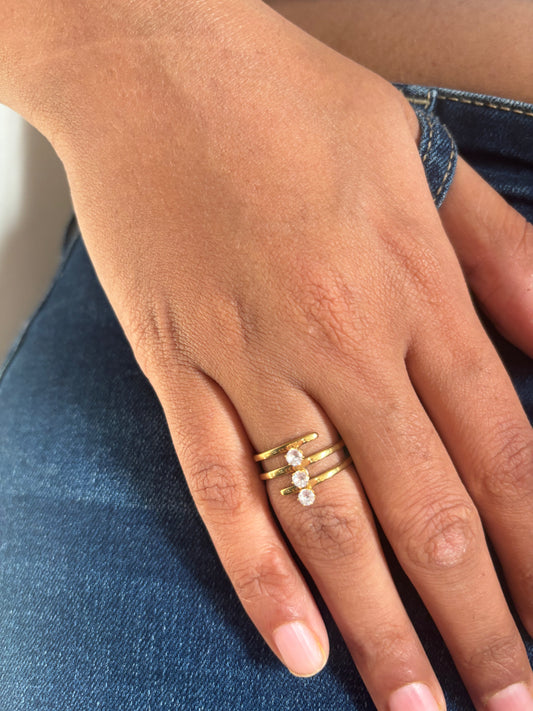 Misha Studded Ring