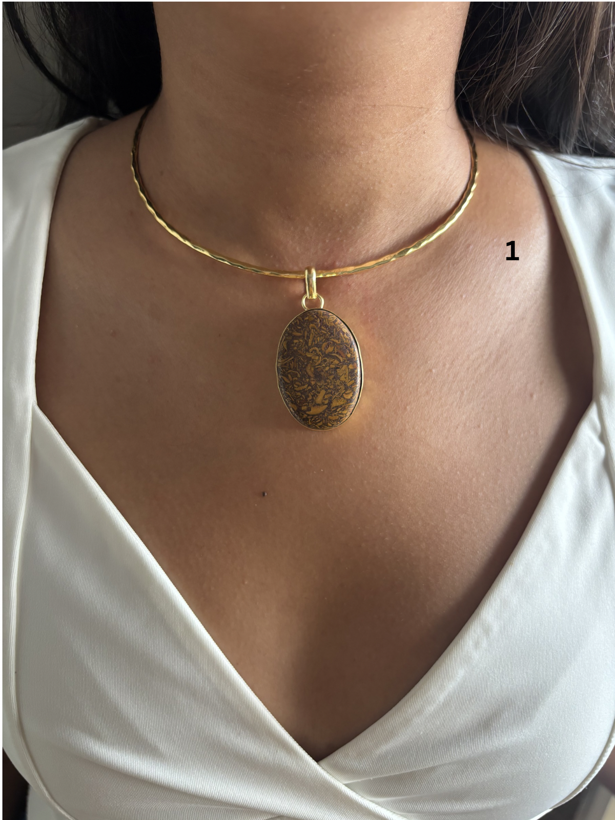 Single Stone Hasli-Brass