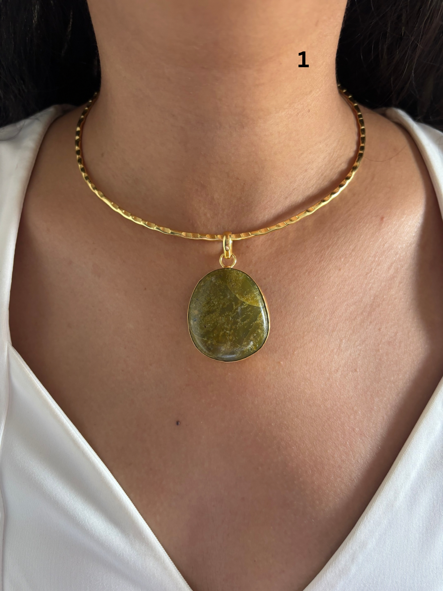 Single Stone Hasli-Brass