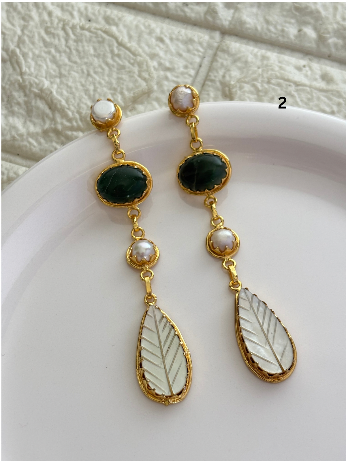 Iris Danglers- Brass