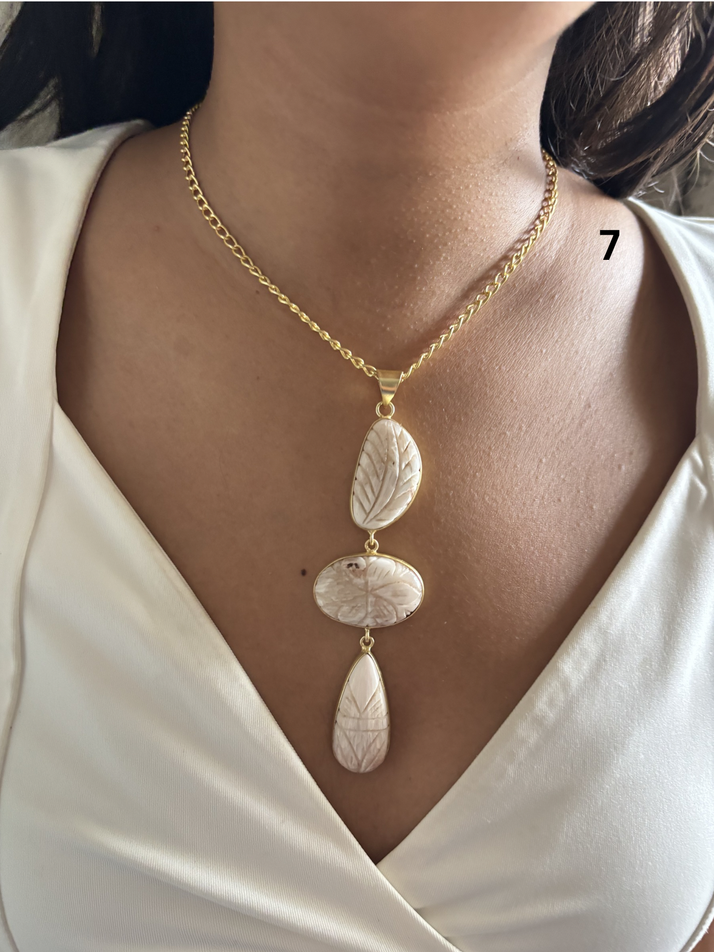 Vintage Jesper Natural Stone Necklace