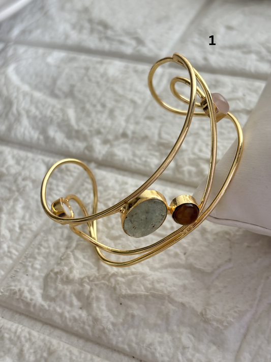 Masion Natural Stone Adjustable Cuff