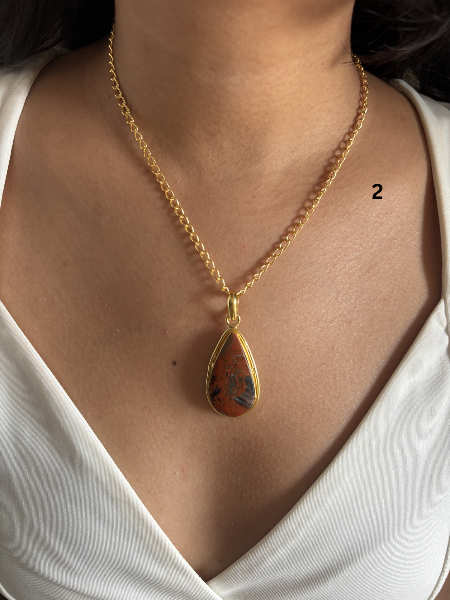 Earthy Natural Stone Pendant