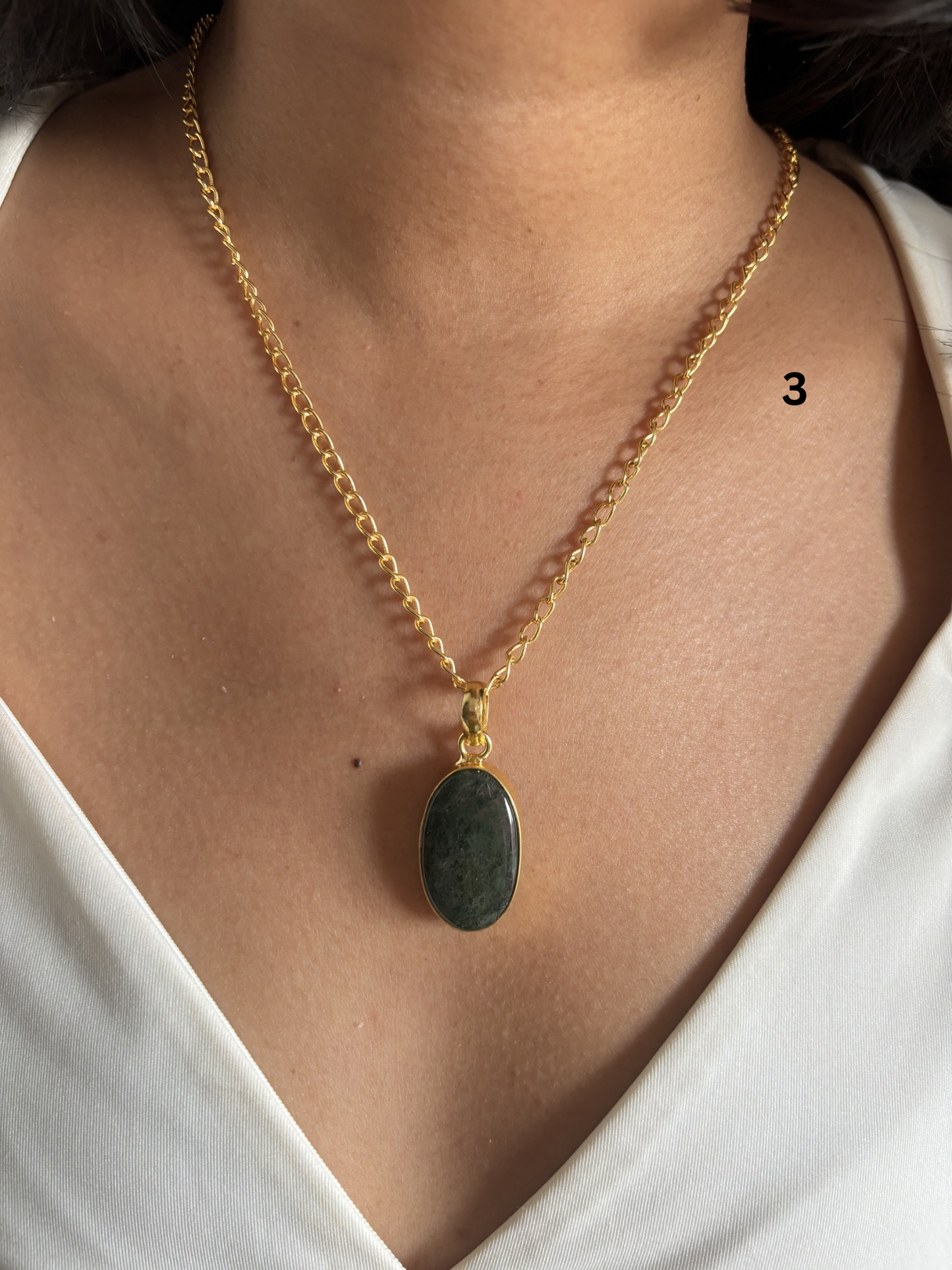 Earthy Natural Stone Pendant