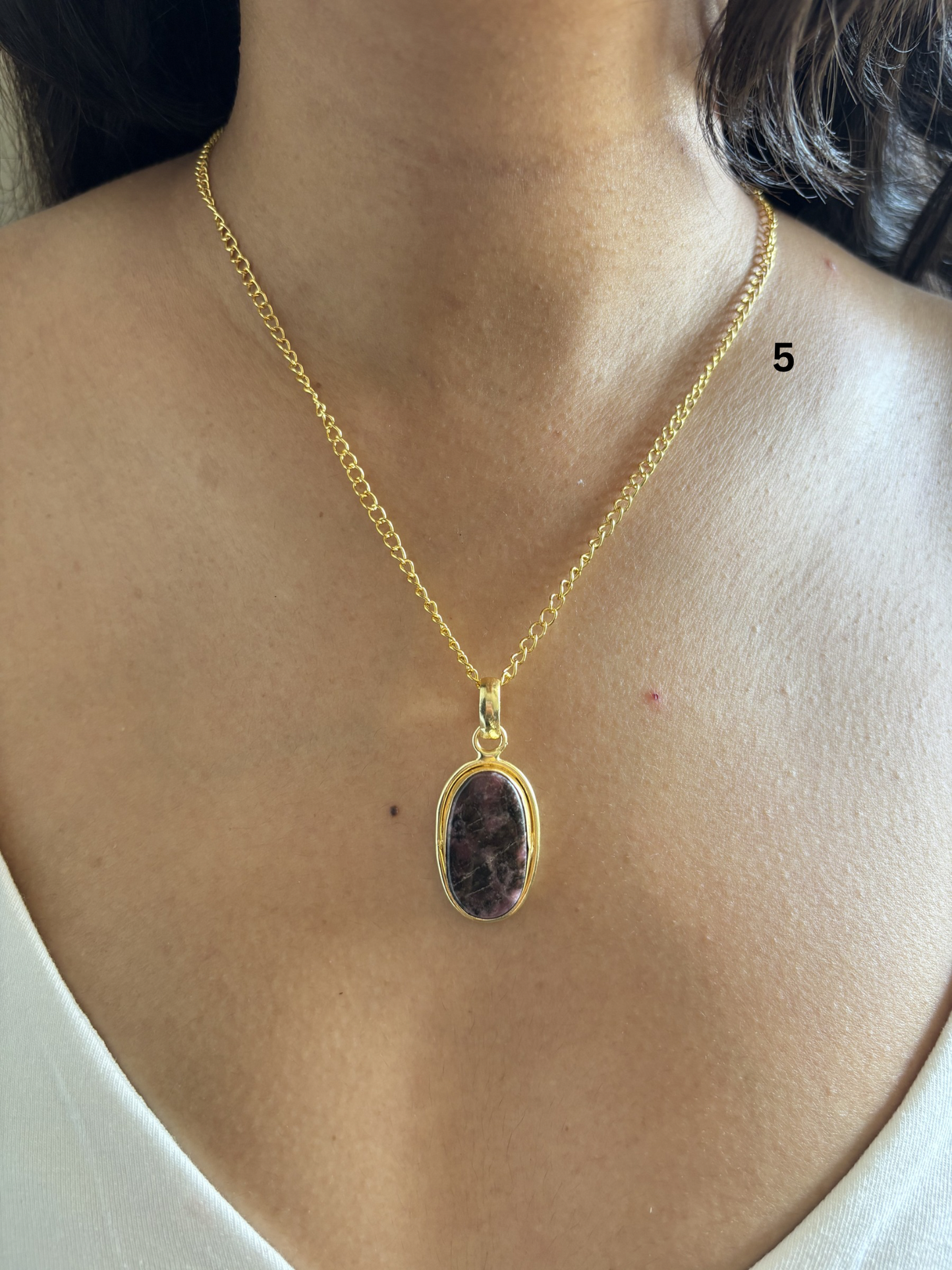 Earthy Natural Stone Pendant