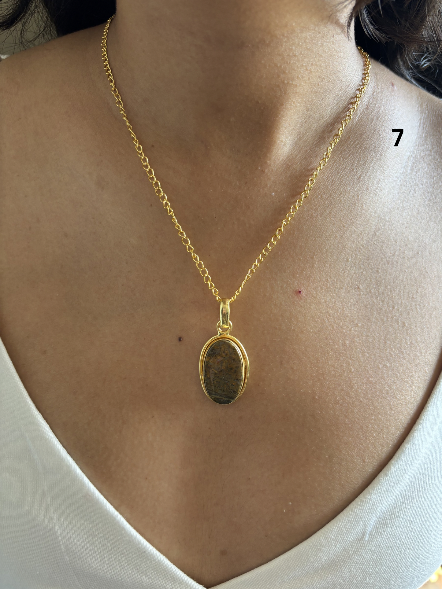 Earthy Natural Stone Pendant