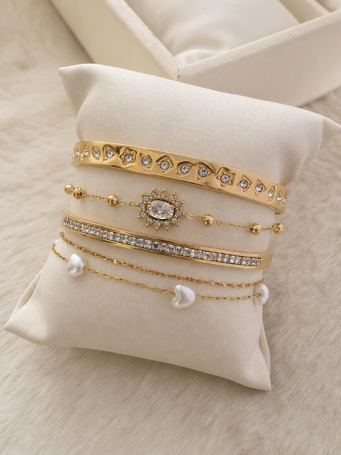 Soft Glam Bracelet Stack