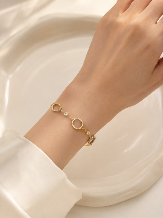 Oval Cut-out Bracelet