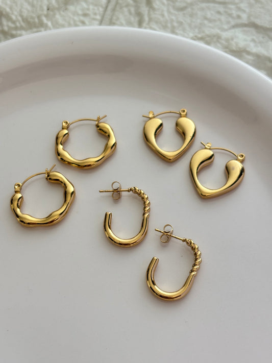 Hoops Combo 3 - Stainless Steel