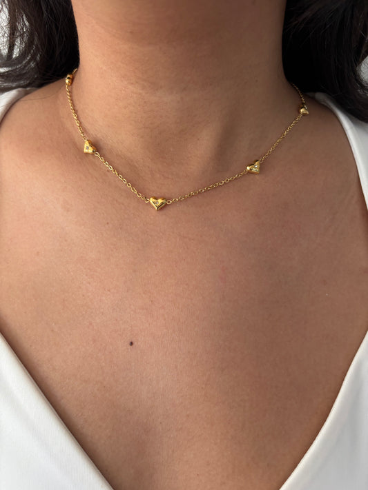 Bling Heart Necklace