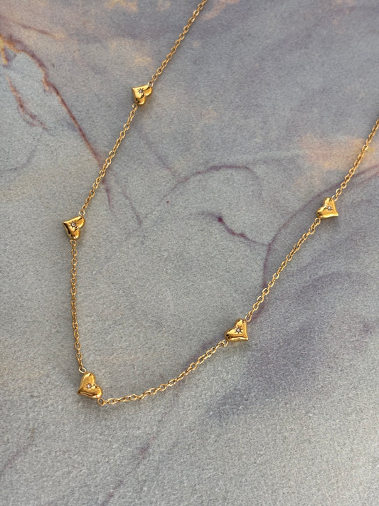 Bling Heart Necklace