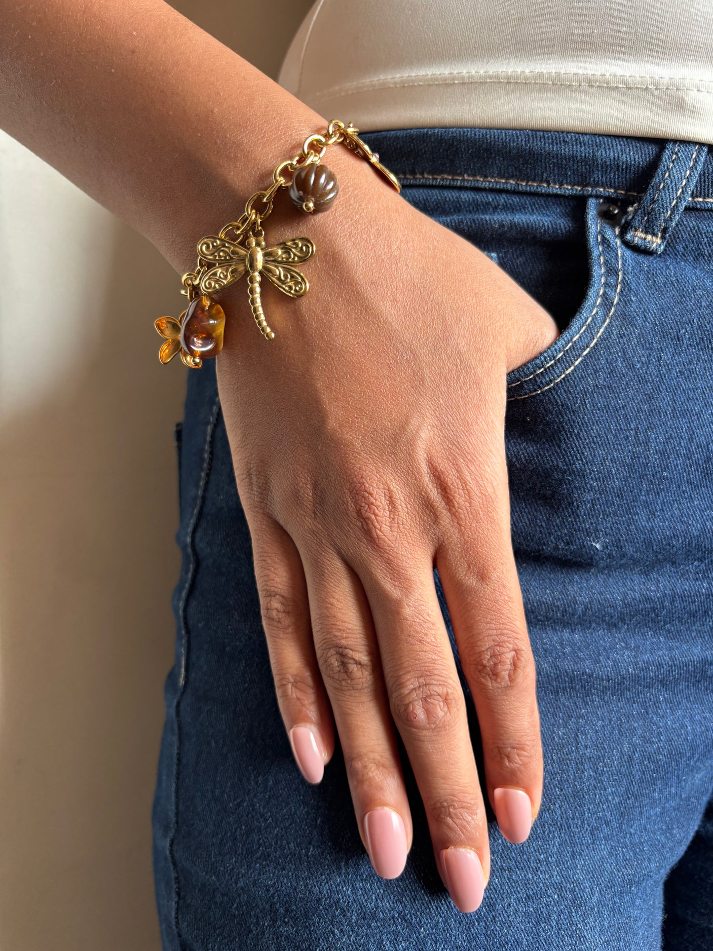 Wildflower Charm Bracelet
