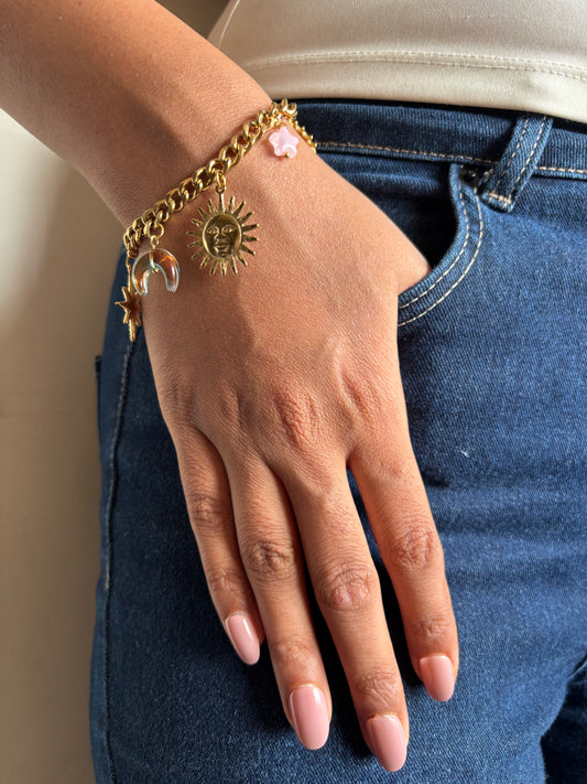 Lunar Charm Bracelet