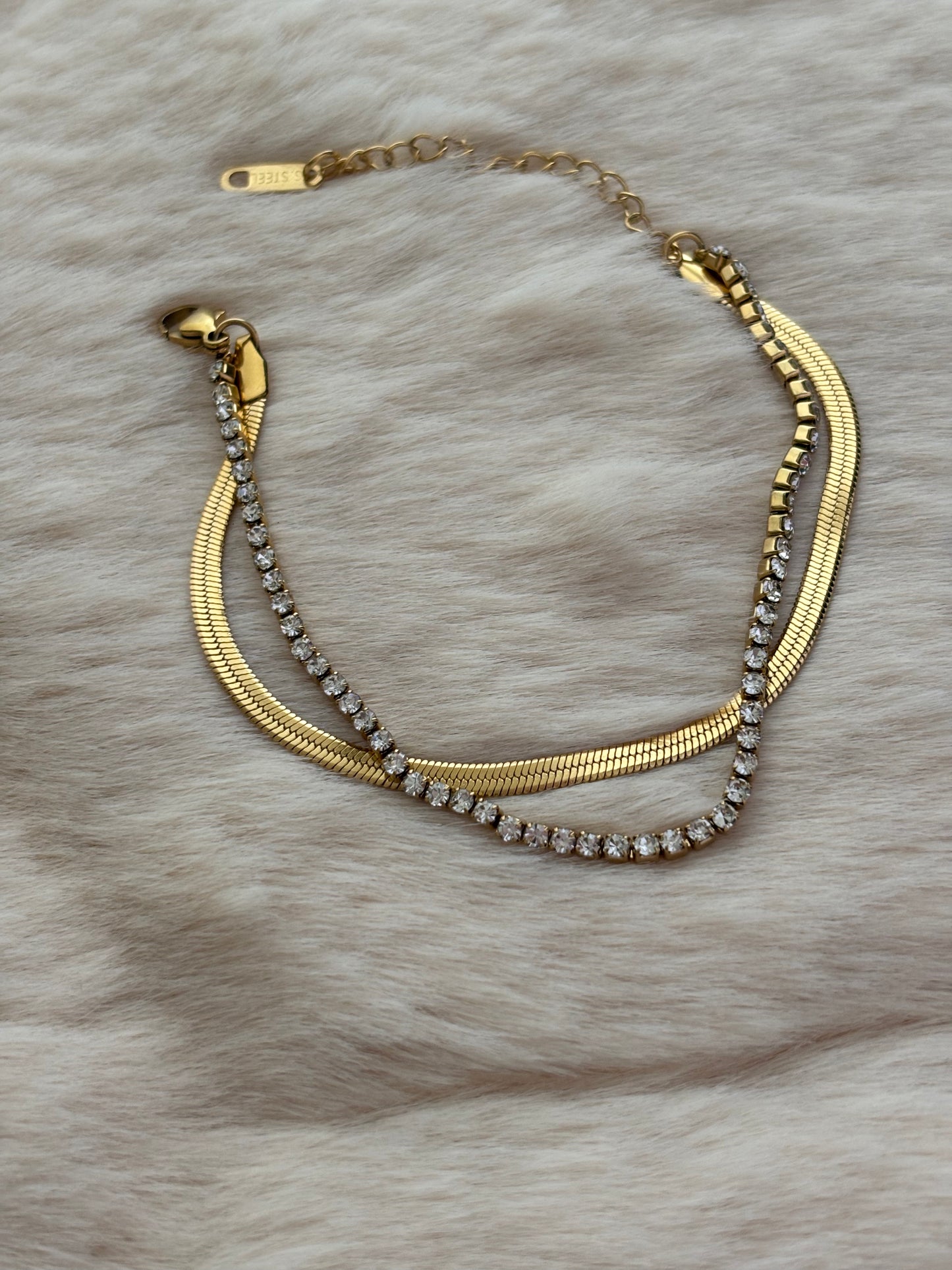 Snake Tennis Bracelet