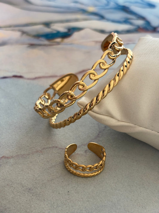 Cuban Adjustable Cuff - Combo