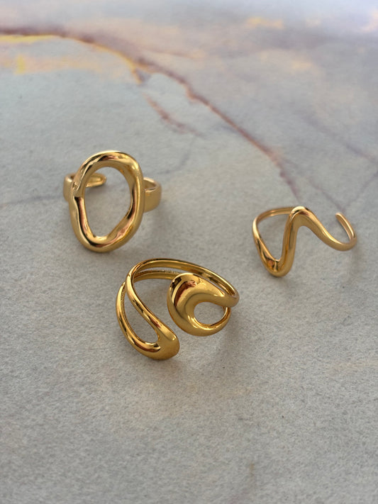 Ring Stack-4 Adjustable Stainless Steel
