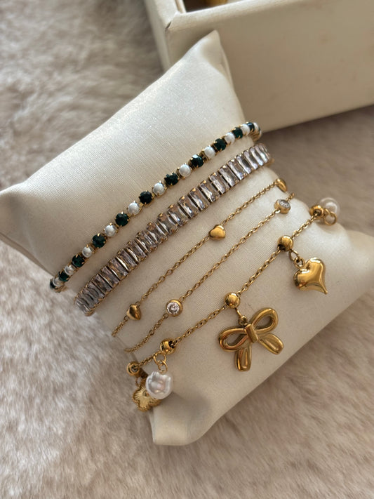 Soft Glam Bracelet Stack